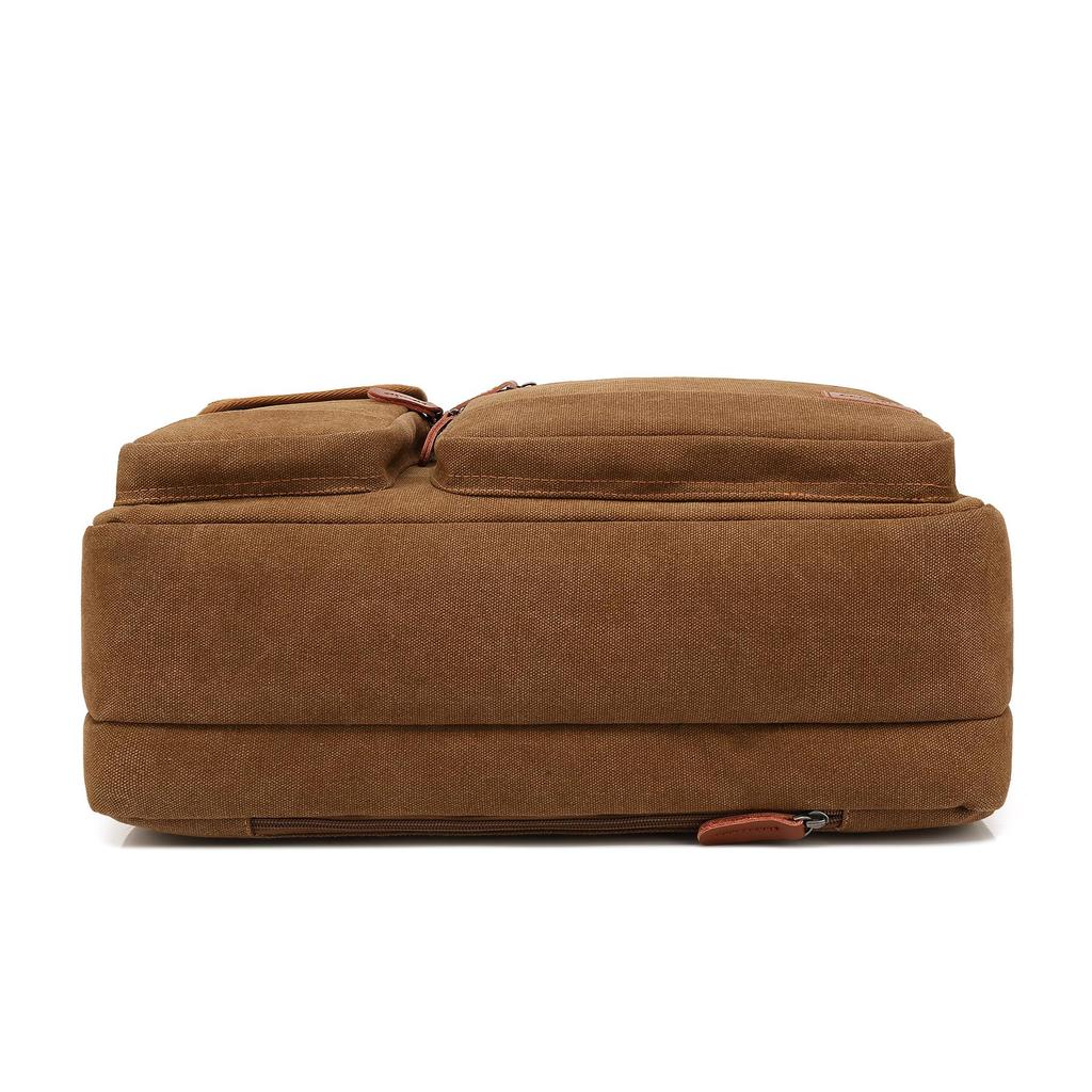 Мужская сумка Cool Bell Canvas Bag Многофункциональная сумка через плечо и сумка-мессенджер 17,3-дюймовая сумка для ноутбука Большая вместительная повседневная дорожная сумка CB-5002