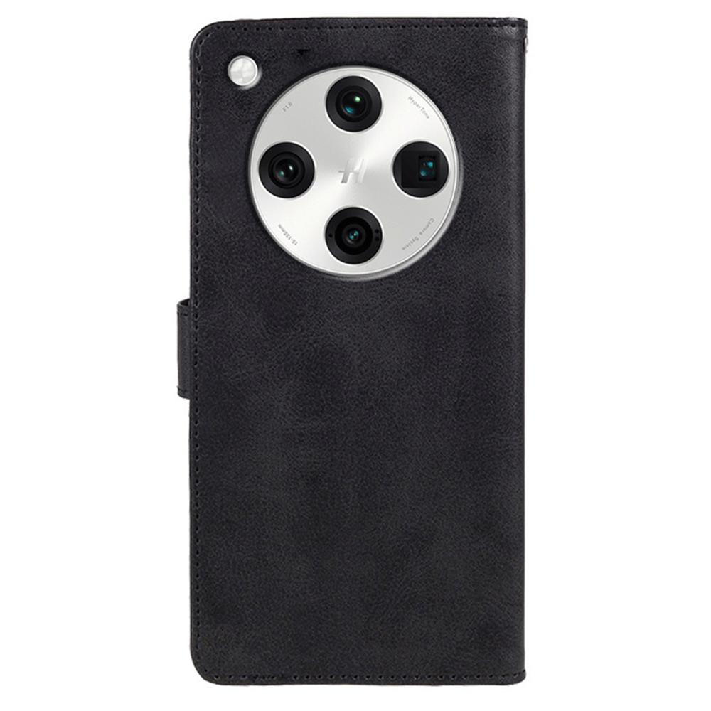 Чехол для Oppo Find X8 Pro 5G Кожаный кошелек Защитный чехол для телефона Текстура теленка