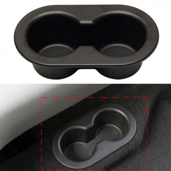 Car Rear Seat Cup Holder Dual Drink Cup Holder For Dodge Ram 2002-2016 1500 2500