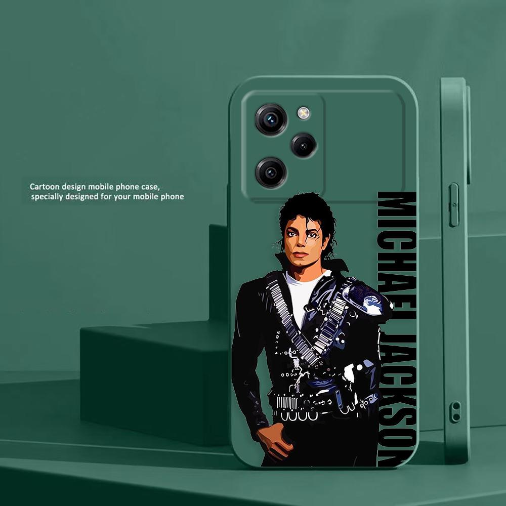Чехол для телефона Dancer M-Michael J-Jackson Cover для Xiaomi 10T 11 12 12T 13 14T POCO F5 F6 M3 M5 X3 X4 X5 PRO 4G 5G Цветной ТПУ чехол