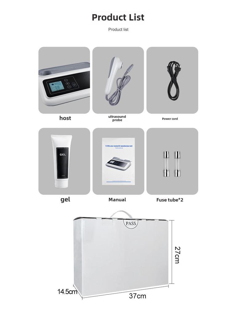 Ультразвуковая терапия и косметический аппарат – Массаж всего тела с зондом