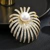 Senior Brooches Flower Leaf Brooch Pins for Women Suit Pendant Fashion Brooches Jewelry