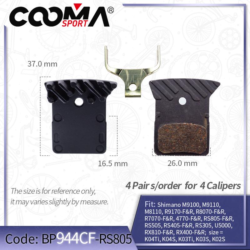 Improved Resin Bicycle Brake Pads for SRAM Avid Shimano Magura Hayes Formula Hope MTB Road Bike Caliper