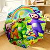Tele-tubbies Celebration Umbrella 8-Frame for Travel, camping, Casual Lightweight Portable Umbrella, Essential for every family Holidays Gift