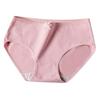 Mid Rise Cotton Underwear Women's Underwear Seamless Breathable Underwear Bow Briefs