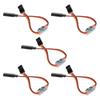 5Pcs Servo Signal Reverser Steering Gear Rotation Inverter for RC Aircraft 3.6V‑24V 5A