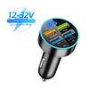 6 Ports USB Car Charger 4 USB+2 PD Fast Charging PD QC3.0 USB C Car Phone Charger Type C Adapter For iPhone Samsung Huawei With Voltage Display