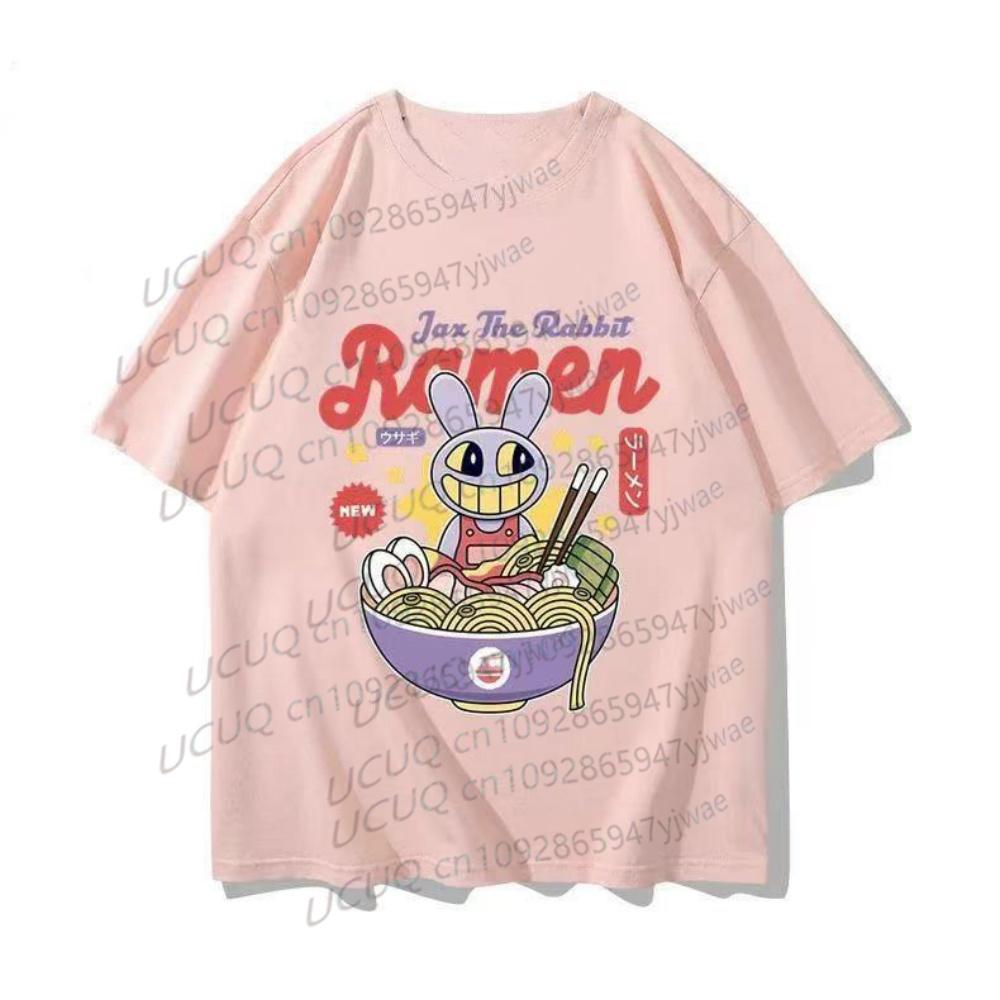 Summer The Amazing Digital Circus Print Tshirt Womens Mens Short Sleeve Casual Caine Ramen Casual Tshirt Tops