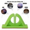 2Pcs Wall Mounted Fishing Rod Display Rack Silicone Rod Storage Clip Fishing Pole Holder  Boat