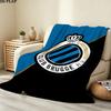 1PC Club Brugge Kv Patterned Flannel Blanket Suitable For All Seasons For Home Decor Warmth And Comfort Gifts Holiday Present