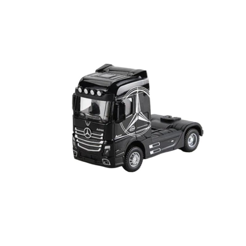 1/50 Alloy Diecast Metal Model Toy Container Truck Pull Back with Sound Light High Simitation Collectibles Kids Cars Toys Gifts