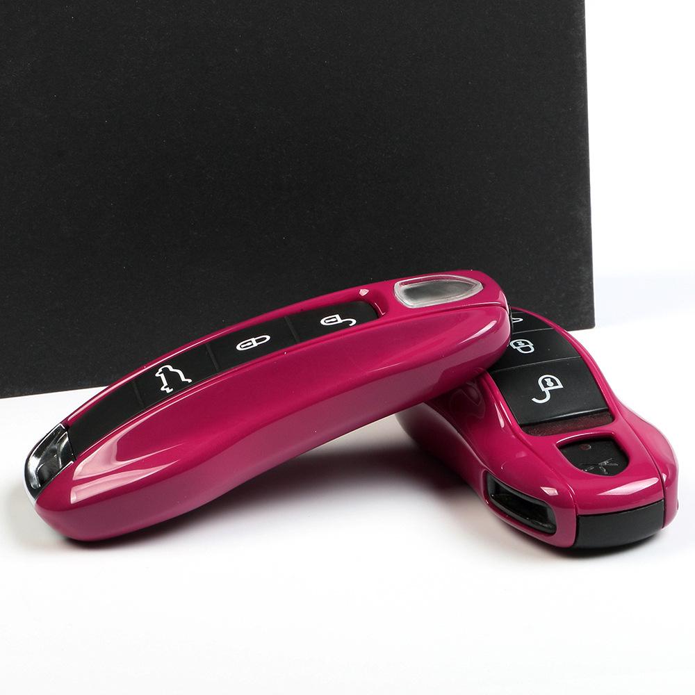 Корпус ключа Porsche для Cayenne, Macan, 911, Panamera, 718, Taycan - Starlight Gem Red