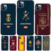 Spanish Passport Flag Case For iPhone 11 Pro Max XS 7 8 Plus SE 2020 X XR Cover For iPhone 13 Pro Max 12 Mini
