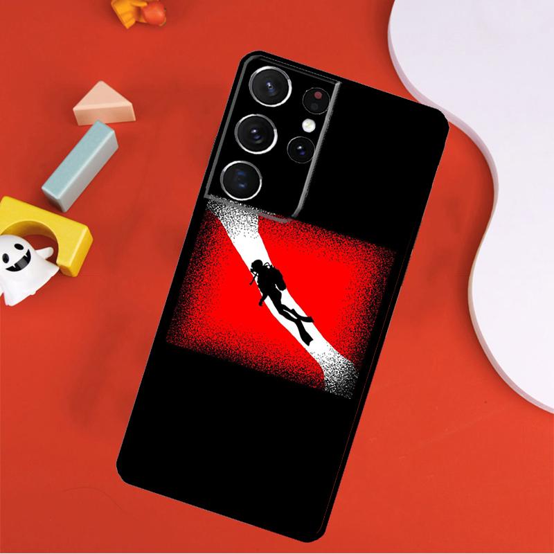 Scuba Diving Quote Phone Case For Samsung Galaxy S25 Ultra S9 S10 S20 FE S21 S22 S23 S24 Plus S24 Ultra Cover
