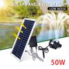 Multipurpose 100W Solar Power Water Pump for Pond Fountains Hydroponics Lift Energy Storage Box Quiet Operations