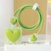 For iPhone Transparent Cable Protector Case Plug USB Protector Data Line Cover Charger Head Cover