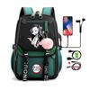 Anime Adults Large Capacity Backpack Bags Demon Slayer Nezuko Kawaii Cartoon School Bag forManga To Travel Daily Girls Bookbags
