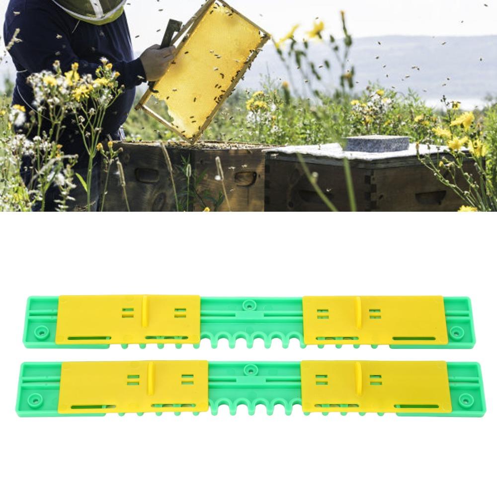 2pcs Corrosion Resistant Beehive Sliding Guard Plastic Beekeeping Gate Guard Indoor Beekeeping