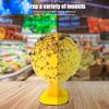 2/3/5Pcs Sticky Fly Trap Ball with Base Strong Adhesive Indoor Outdoor Restaurant Kitchen Small Flying Animals Capture Gnats Fruit Fly Catcher Device