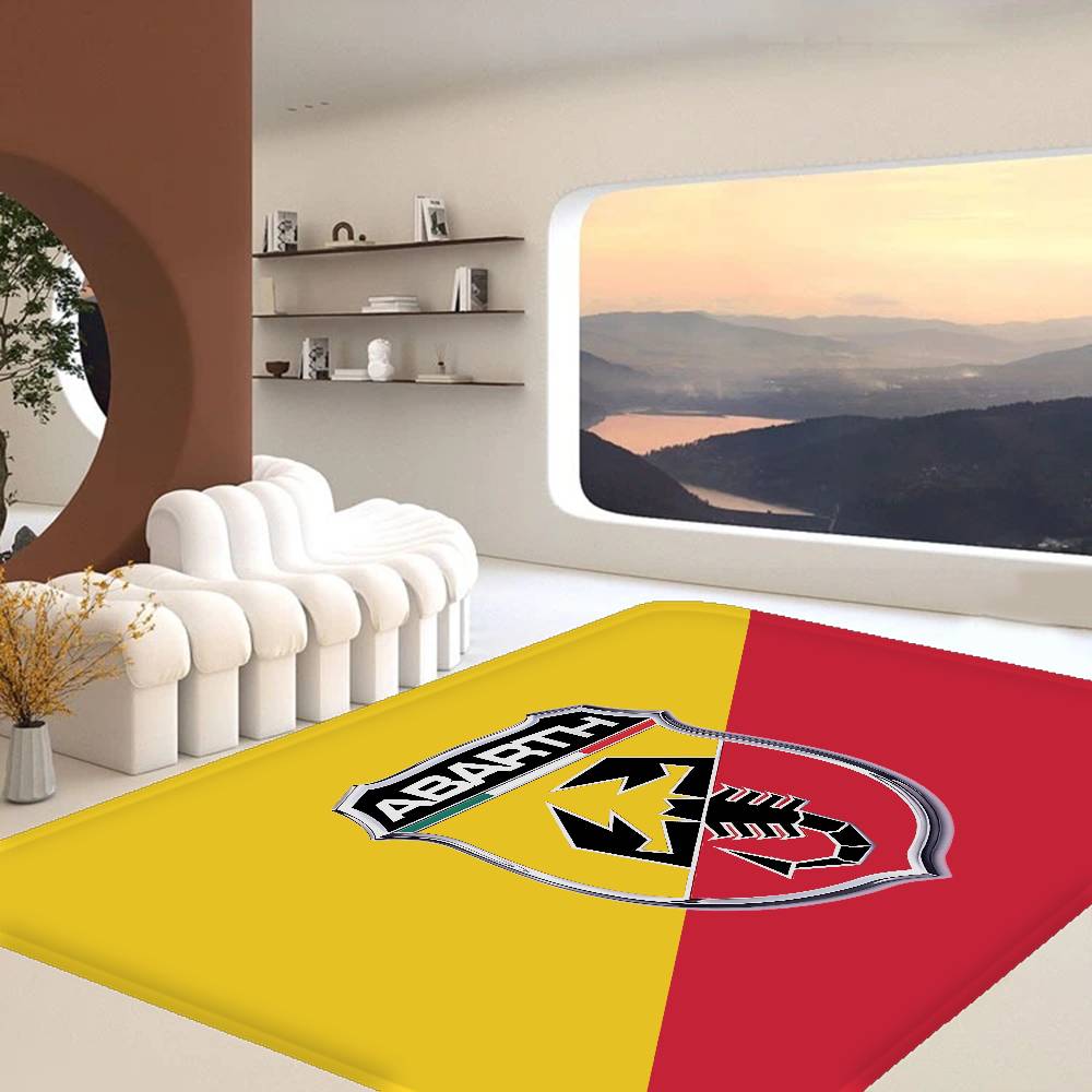 A-AbarthS-S Bathroom Mat Kids Room Bedroom Decoration Balcony Anti-Slip Doormat Living Room Welcome Rug