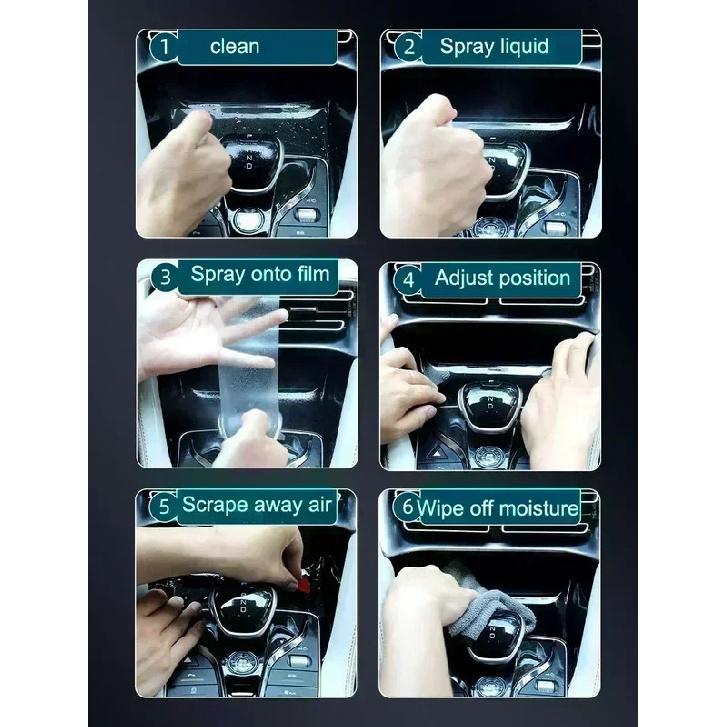 For Great Wall GWM WEY Tank 300 20-23 Tpu Transparent Protect Film Car Interior Interior Sticker Center Control Car Accessories