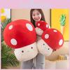 Mushroom Plush Toy Soft Stuffed Doll Cartoon Kids Bedroom Decor Birthday Gift