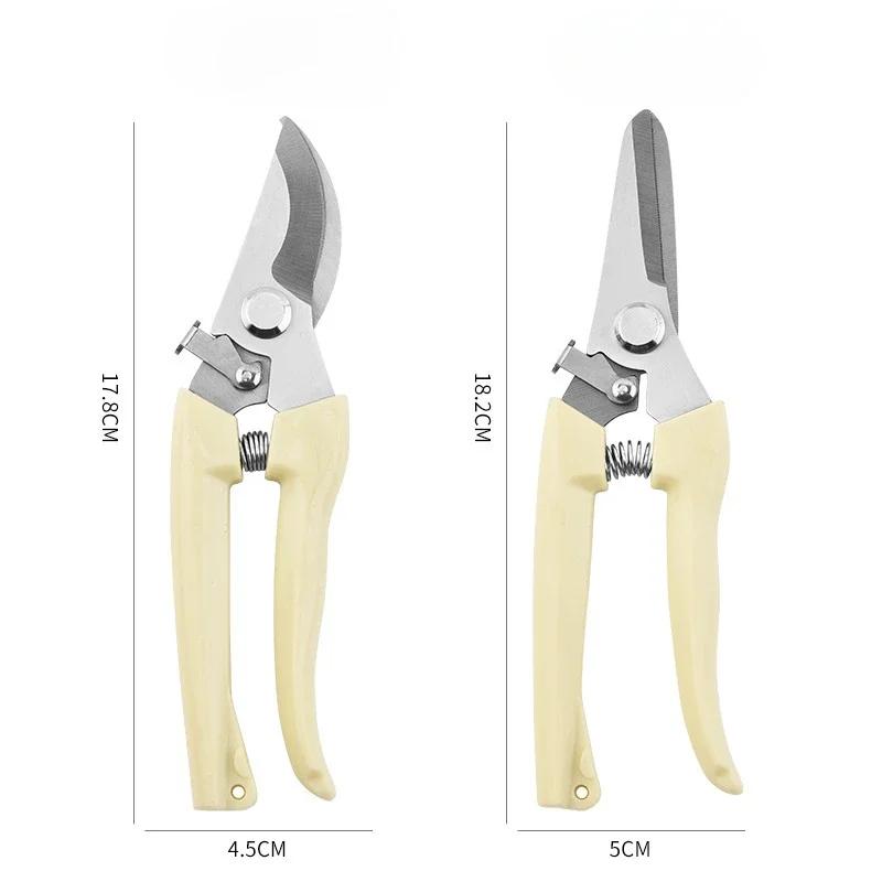Ручной секатор премиум-класса из стали, садовые ножницы, садовые ножницы с эргономичным садовым секатором, аксессуары, детали, ручки, инструмент