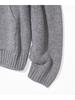 MASSNOUN Circle Affinity Hooded Knit Mstnt001-Gy