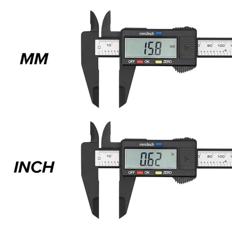 6 Inch/150mm Electronic Vernier Caliper Micrometer Digital Ruler Measuring Tool