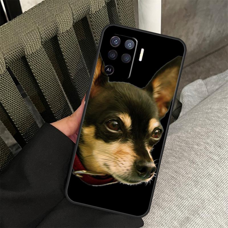 Chihuahua Dog Case For Oppo A80 A60 A40 A94 A54 A98 A78 A18 A38 A58 A16 A76 A96 A17 A77 A74 A57S A15 Cover
