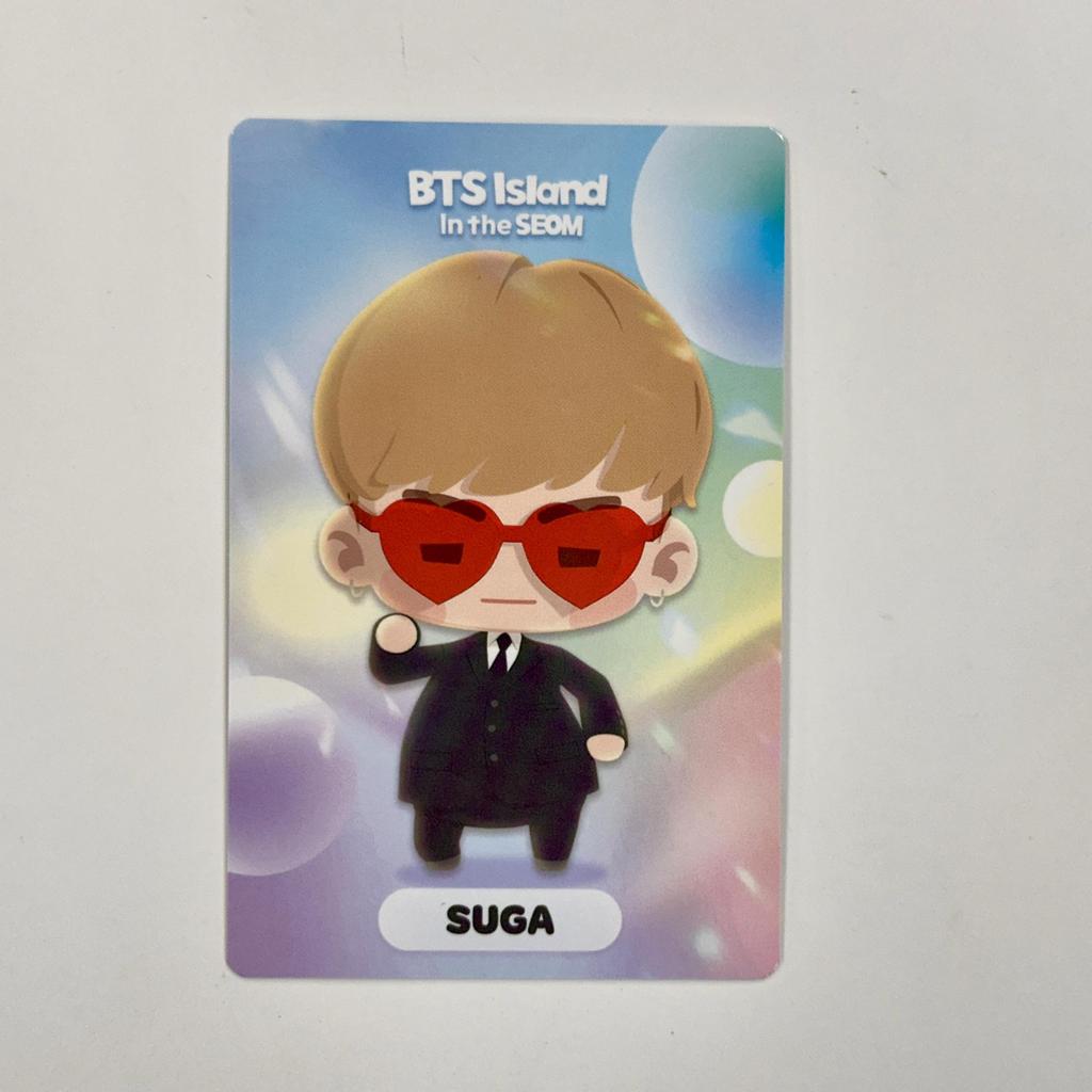 BTS Остров в фотокарточке купона SEOM