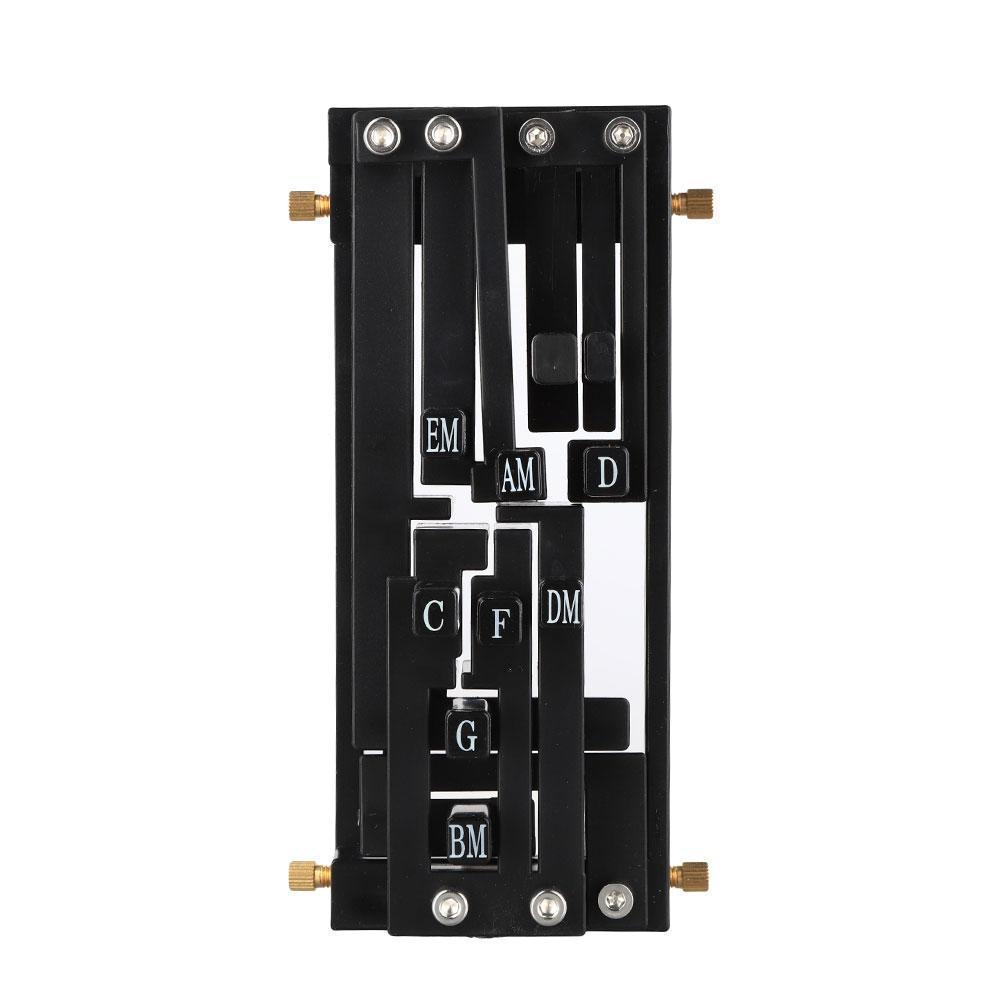 Приспособление для зажима аккордов гитары, Карманный инструмент для практики аккордов, Помощник для начинающих, Портативный тренажер аккордов для акустической гитары