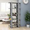 VidaXL Bookcase-Room Divider Sonoma Grey 80x30x160 Cm