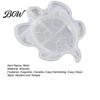 Turtle Shell Silicone Mold Large Sea Resin Mold, 3D for Epoxy Casting, Detailed Marine Sun Pattern Animal Molds Wall Hanging Decoration, Coastal Ocean