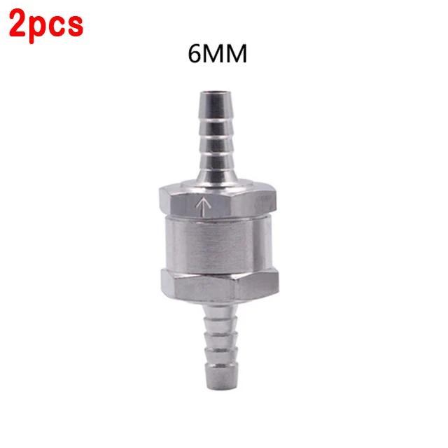 Fuel Non Return Check Valve 6/8/10/12mm Aluminium Alloy Petrol Diesel Water Fuel Line One Way for Peugeot Renault