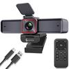 Angetube 4K Conference Camera with Fast Auto 10x Privacy Field of AI Remote Auto Light Noise Cancelling Plug and Compatible with Skype Webcam,