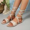Summer Cross Sexy Strappy Gaiters Sandals Women Sandals Sandals Shoes for Women