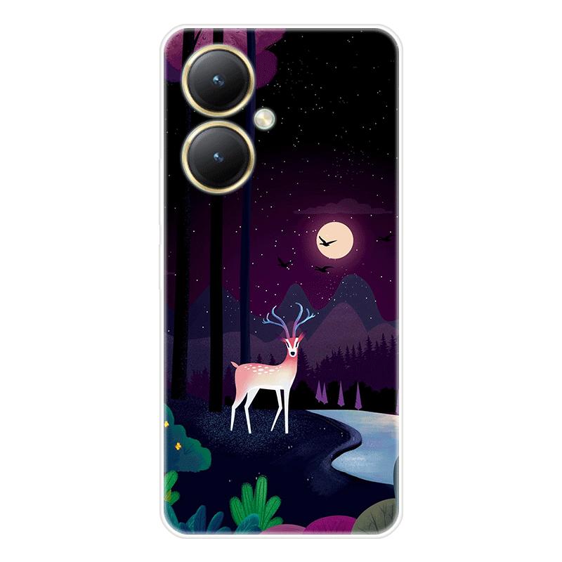 Для Vivo Y27 4G Y 27 5G чехол Мягкая силиконовая задняя крышка Чехол для телефона с рисунком из мультфильма Разнообразие