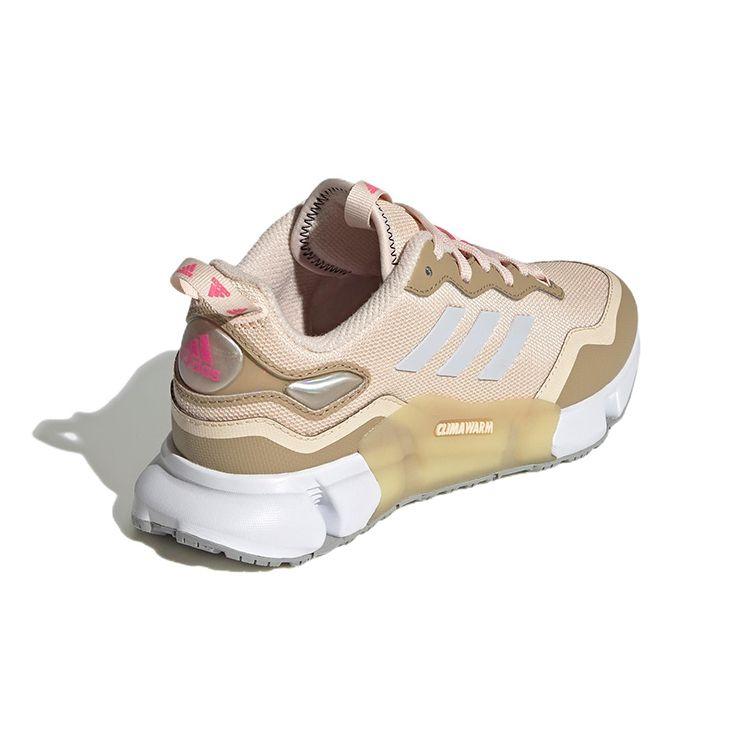 Adidas Climawarm 1.0 Удобные Универсальные Нескользящие Прочные Кроссовки для Бега с Низким Верхом Детские Кроссовки Бежевый Золотой GX9770