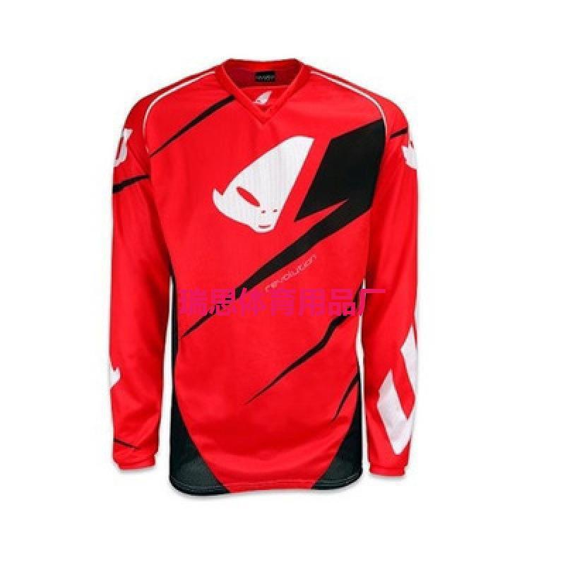 Mens Long Sleeve Mountain Bike Cycling Jersey Breathable Quick Dry Downhill Racing Shirt Ride