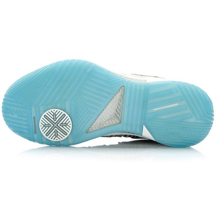 Li Ning WOW 2 Way Of Wade 2 Нескользящие Амортизация Устойчивые к истиранию Низкие Баскетбольные кроссовки Мужские Серый Синий ABAJ007-5