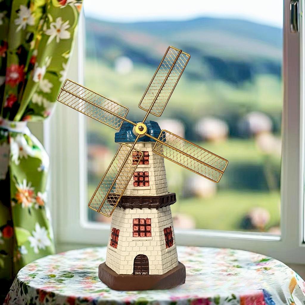 Копилка-мельница ornament Европейский ретро-смола ремесло декоративный винный шкаф ТВ-шкаф гостиная кабинет Xiaobai