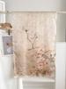 New Sangbo Satin Silk Long Scarf New Chinese Printed Silk Scarf Women's Spring and Summer Versatile Sunscreen Shawl Gift Accessories
