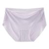 Женское нижнее белье Трусы из ледяного шелка с бесшовной талией, антибактериальные трусики с гиалуроновой кислотой в промежности, сексуальные женские трусики с треугольниками больших размеров для маленьких девочек