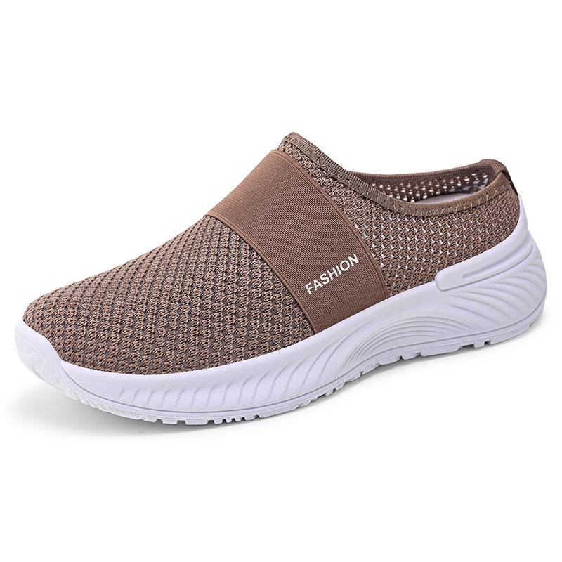 Shoes Women's Summer Casual Shoes Are Breathable and Not Stuffy, Mesh Shoes, One Foot and a Half Slippers, Soft Soles Are Not Tired, Lazy Shoes