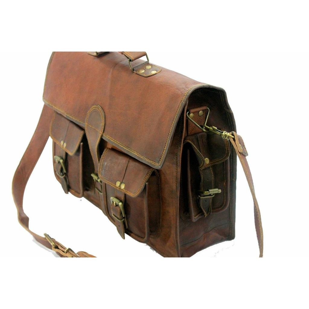 Портфель Vintag, кожаная сумка-мессенджер для ноутбука, сумка через плечо, подарок для офисного персонала