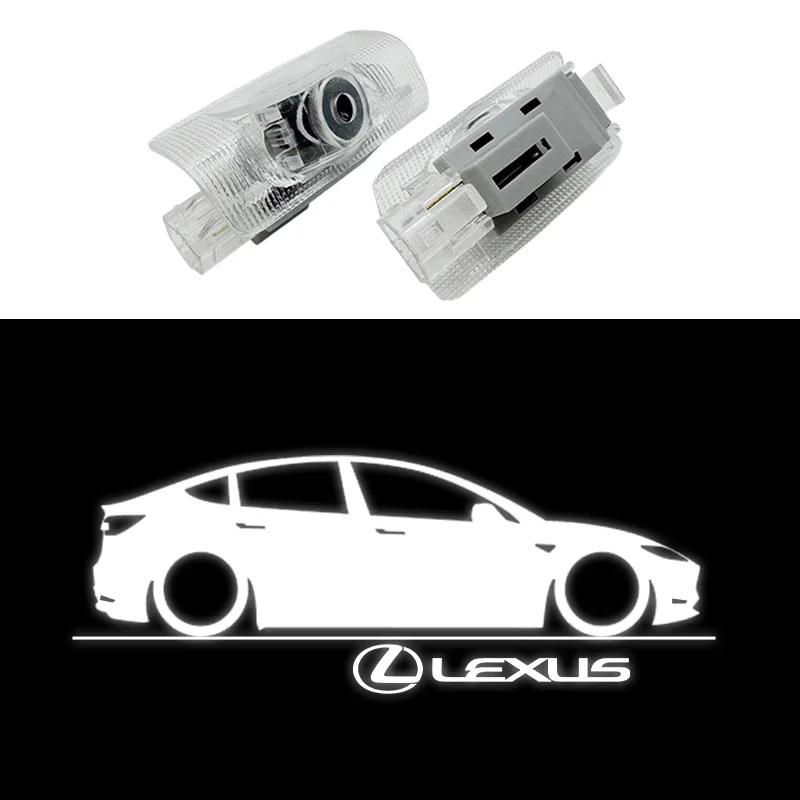 Для Lexus LS600hL GX470 GX460 GX400 LX470 LX570 RX270 RX300 RX450h RX350h HYBRID NX300 IS200 2 Светодиодный Логотип Эмблема Двери Автомобиля Стайлинг