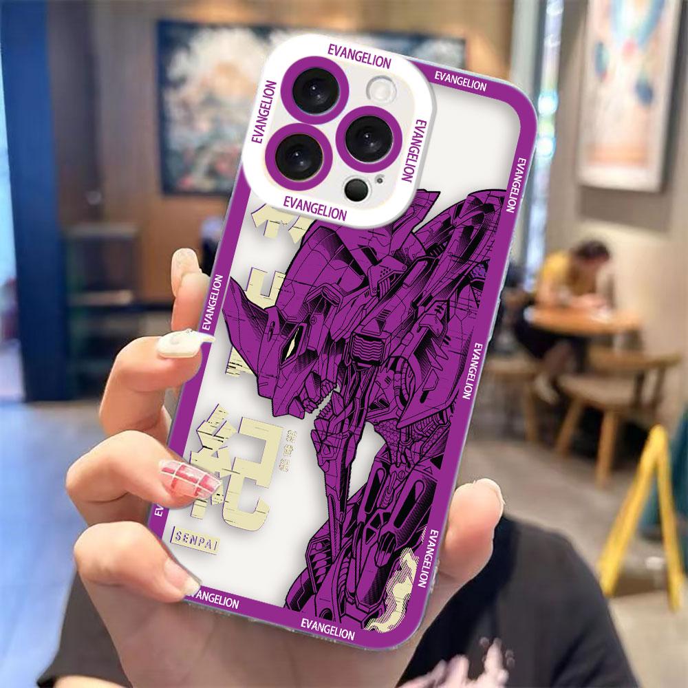 Новый Прозрачный Чехол для Телефона с Мехами E-Evangelion Для Infinix TECNO POVA 2 4 3 5 SMART 6 7 8 NOTE 10 11 12 30 30I 40 50 CAMON 19 20