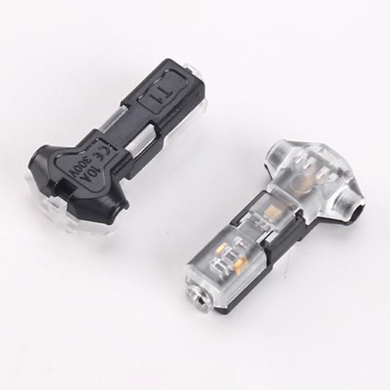10/20/30/40/50 Pcs T Tap Wire Splice Connectors 3 Way 1 Pin Solderless Low Voltage