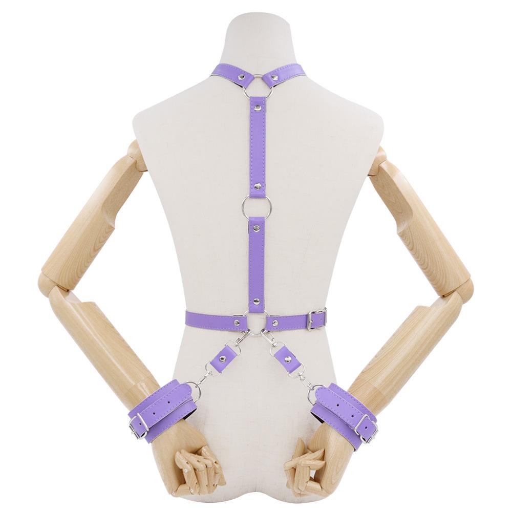 Европейская и американская SM одежда для бондажа и дисциплины, сексуальные товары для взрослых, женский кожаный жилет, сексуальная одежда для вечеринок, реквизит для ночного клуба